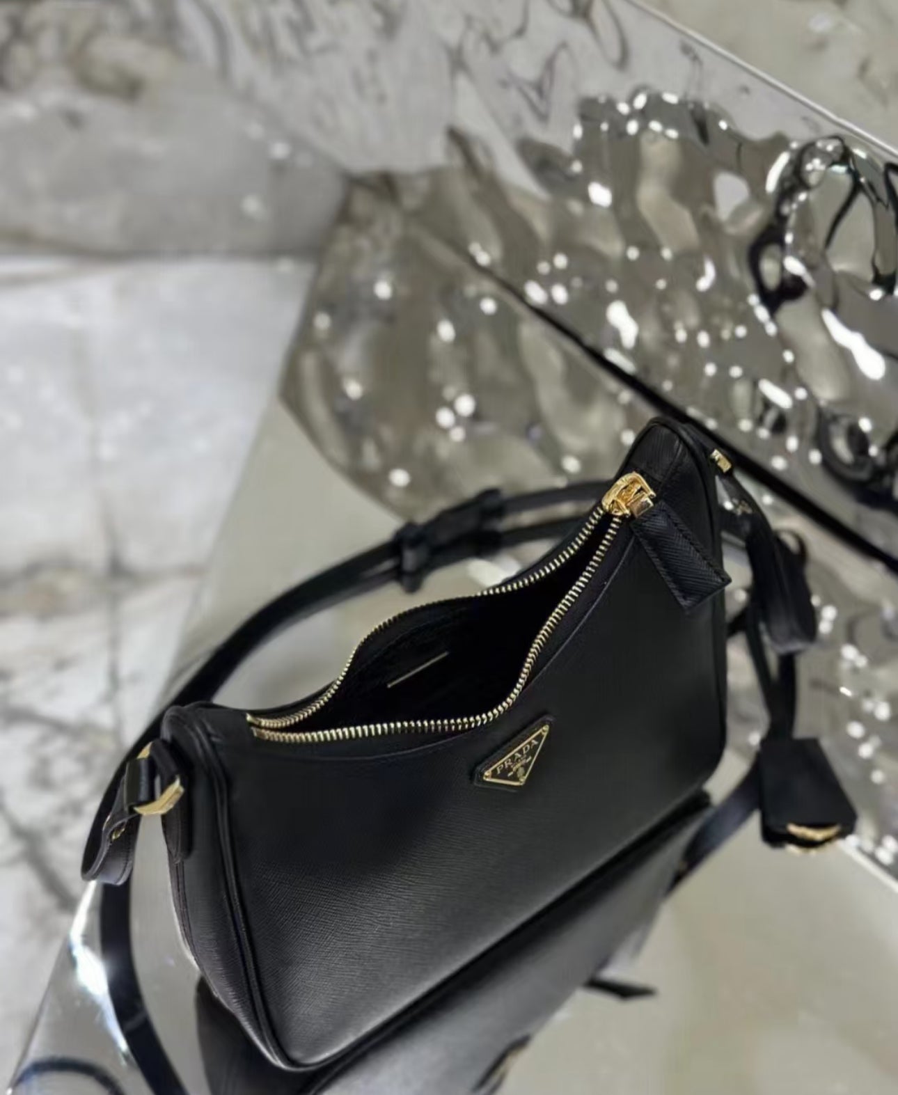 Prada Hobo Black