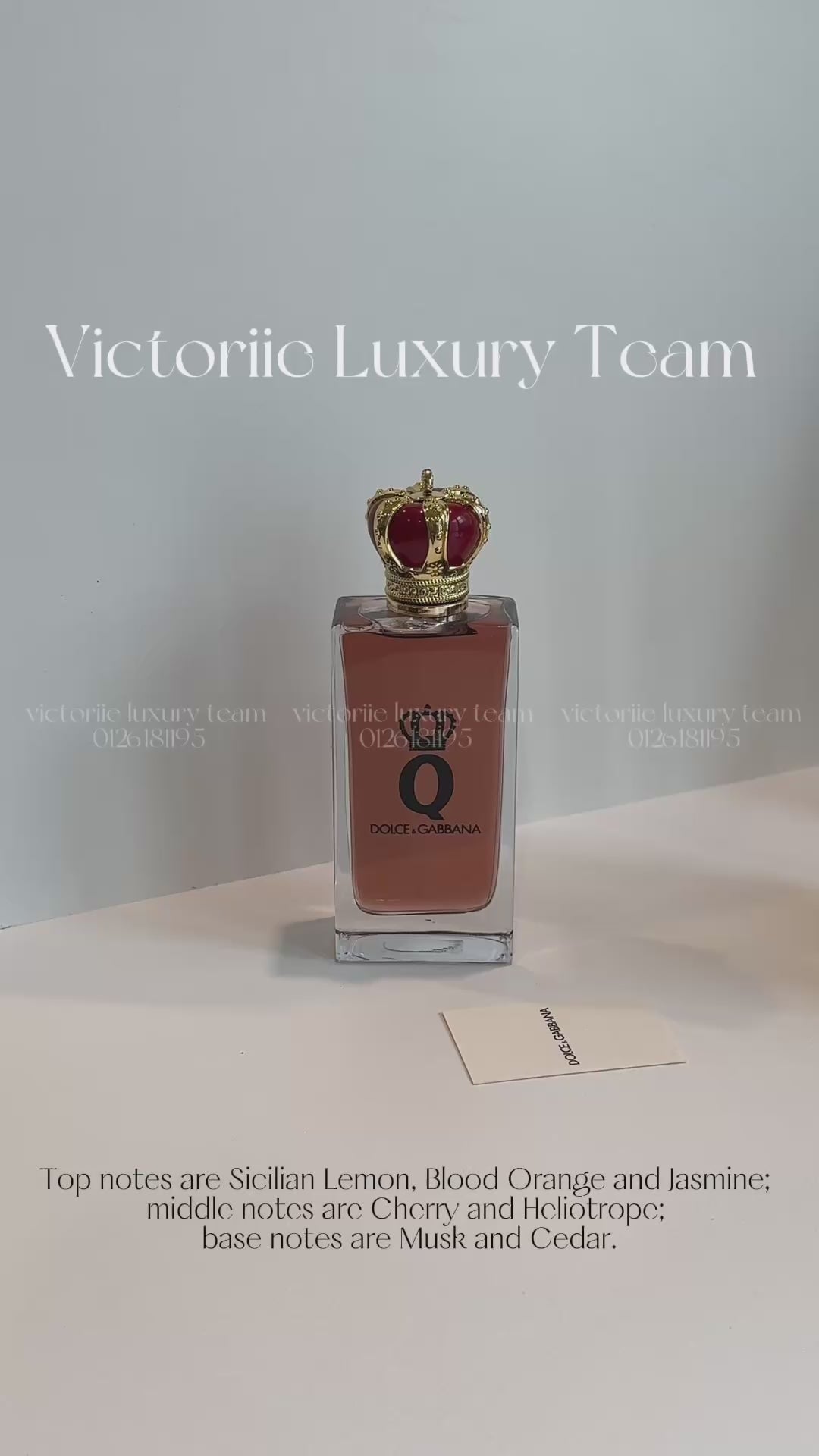 Q by Dolce & Gabbana EDP Intense 100ml