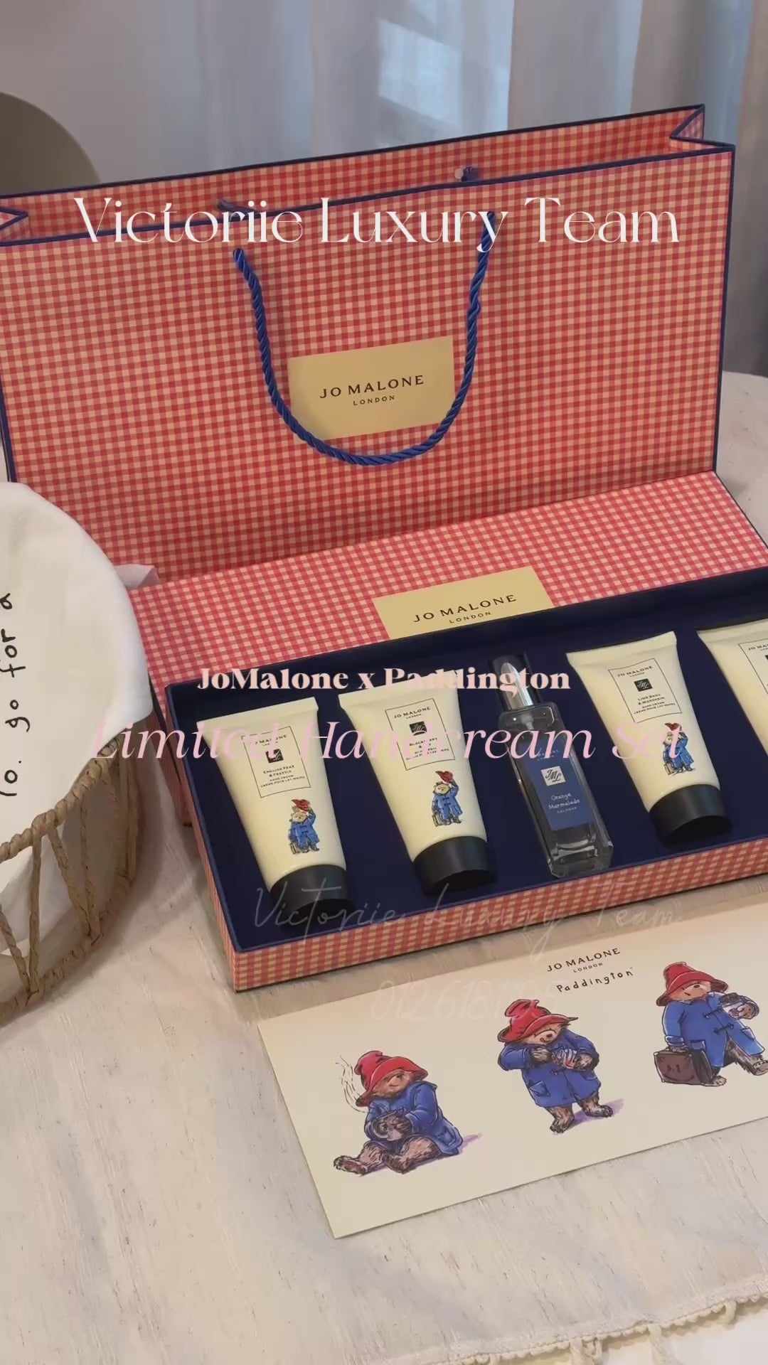 Jomalone x Paddingdon Handcream Giftset